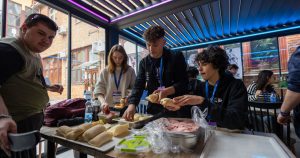 Erasmus+ LEVIMORE projekt szendvicskészítés