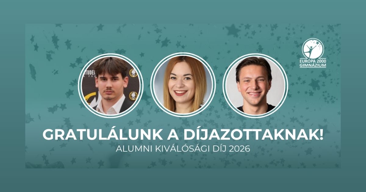 Gratulálunk az első Alumni Kiválósági Díj győzteseinek