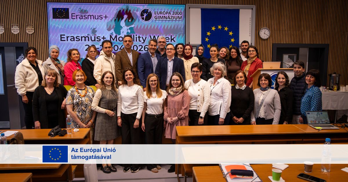 ERASMUS+ MOBILITÁSI HÉT AZ EURÓPA 2000 GIMNÁZIUMBAN